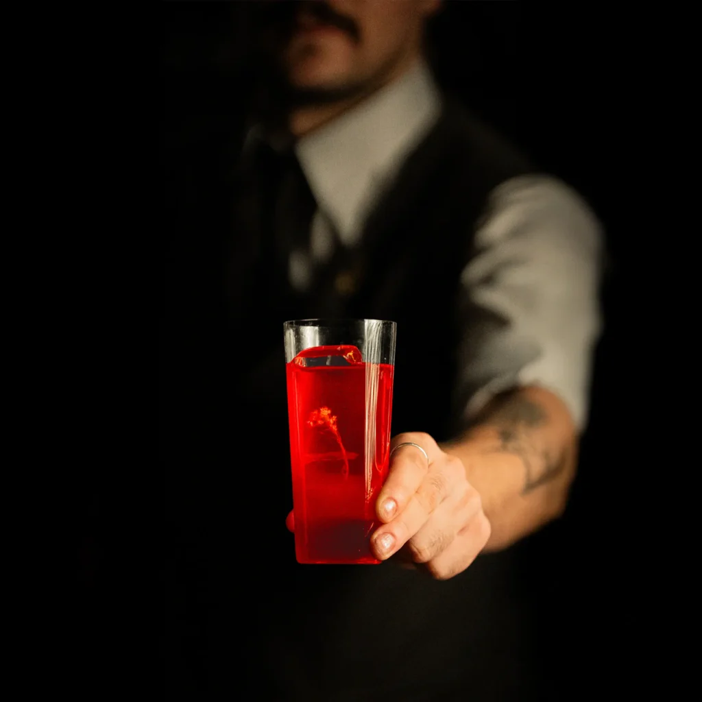 Beverage menu at Papagalos restaurant